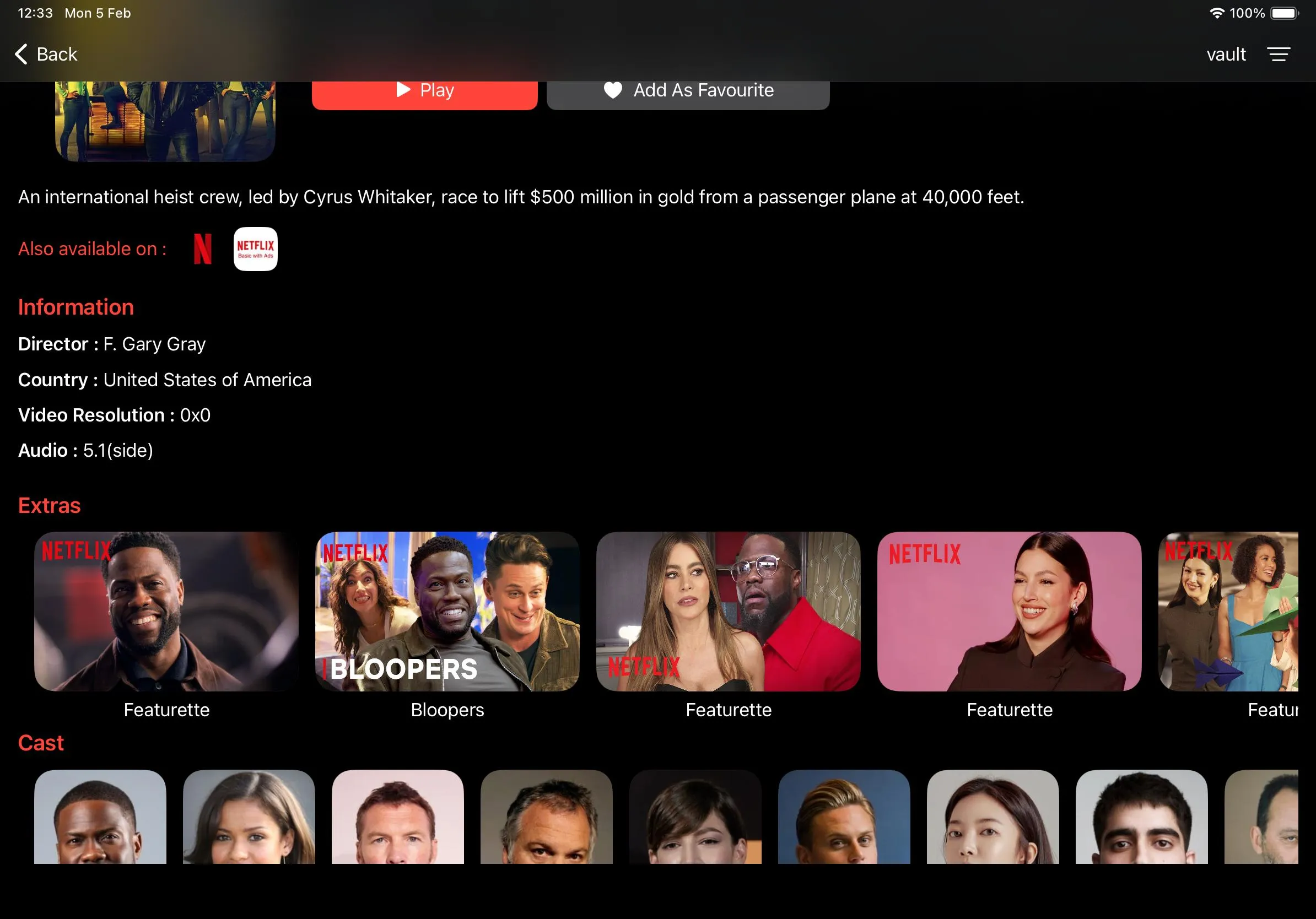 iPad Movie Details