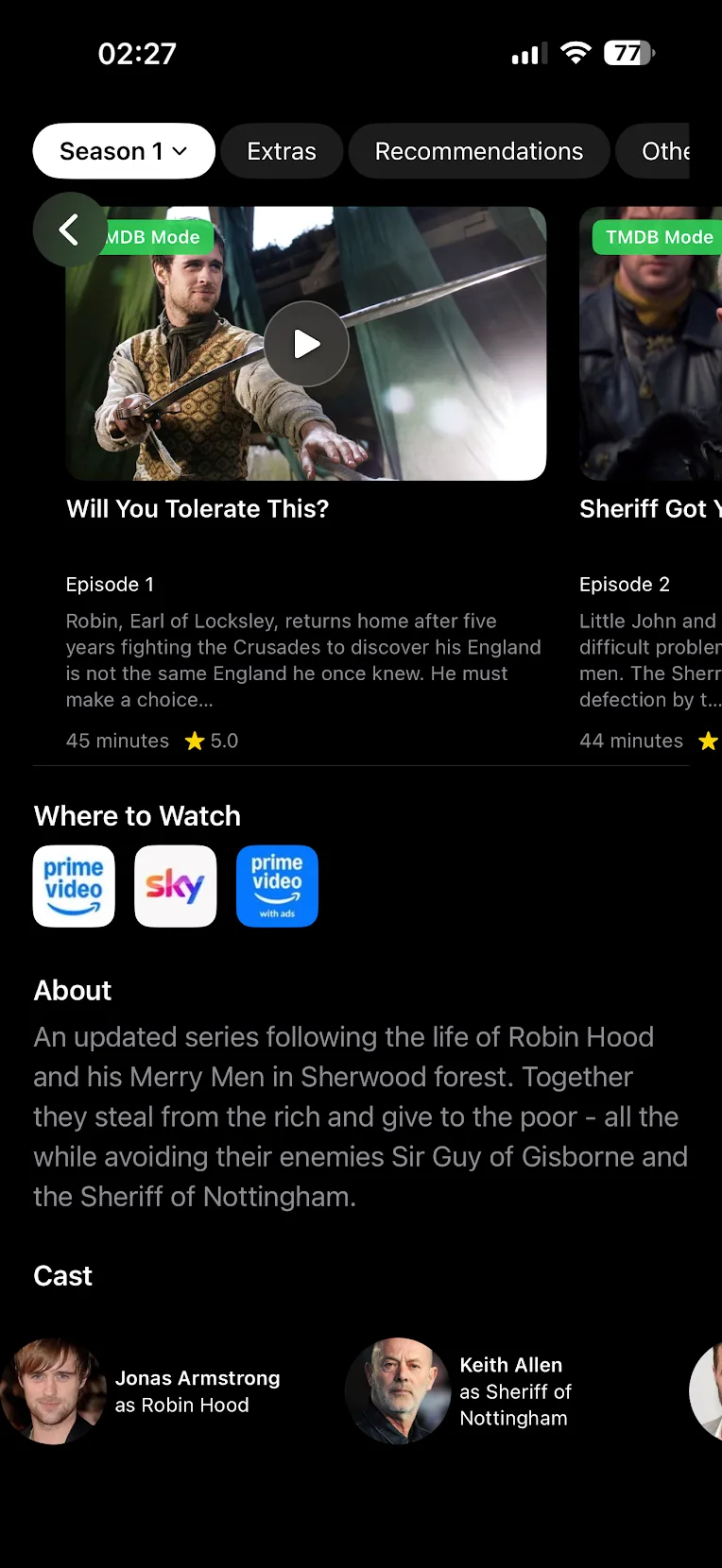 iPhone TV Series Details